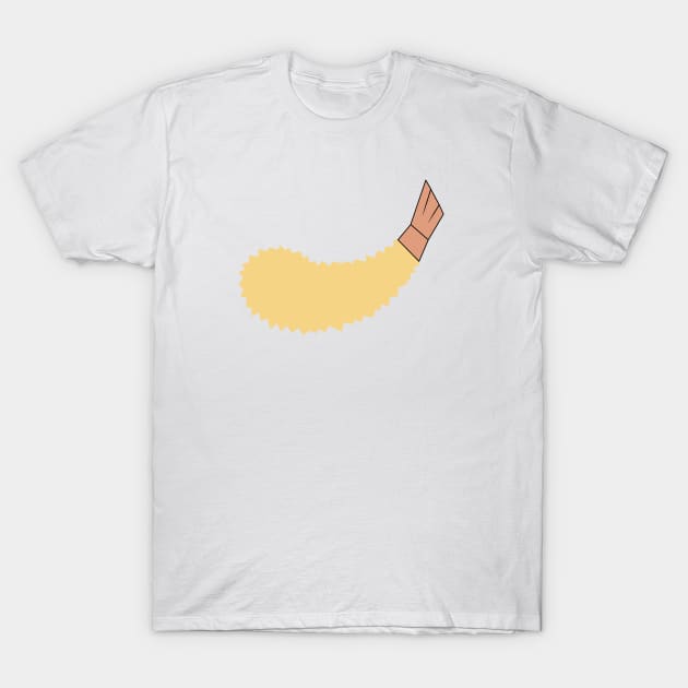 A Place Further Than The Universe Hinata's Ebi Tempura T-Shirt by aniwear